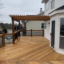 Deck Staining on Seasons View Drive in Fenton, MO